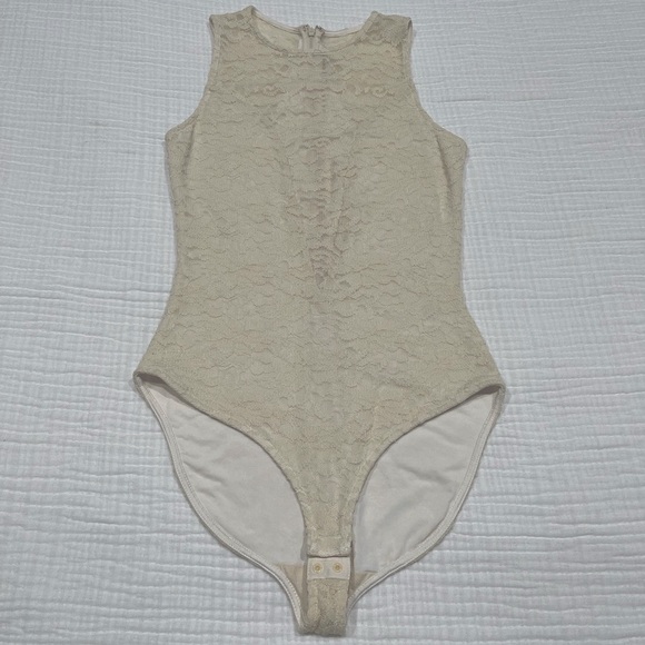 Rachel Roy Cream Lace Bodysuit - Picture 1 of 3